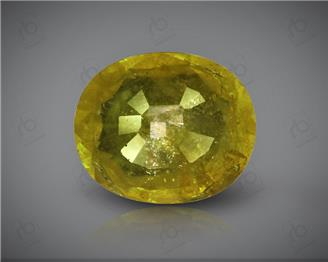 Natural Heated & Treated Yellow Sapphire Certified 4.79 (CTS) ( 88602 ) (D)